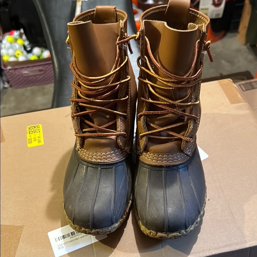 L.L. Bean Women's Brown and Tan Winter Boots